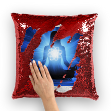 Load image into Gallery viewer, Home Sequin Cushion Cover