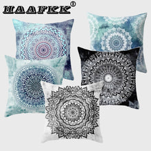 Lade das Bild in den Galerie-Viewer, Mandala Pattern Cushion Cover Yoga Bohemian Tassel Paisley Throw Cozy Pillow Cover Meditation Cushion Decorative
