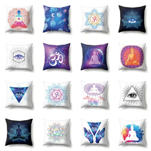 Charger l'image dans la galerie, Meditation Cushions OM, Buddha, Eye Meditation, Mandala Tattoo