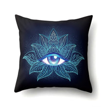Charger l'image dans la galerie, Meditation Cushions OM, Buddha, Eye Meditation, Mandala Tattoo