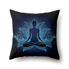 Charger l'image dans la galerie, Meditation Cushions OM, Buddha, Eye Meditation, Mandala Tattoo