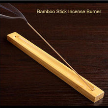 Load image into Gallery viewer, Useful Bamboo Material Stick Plate Incense Holder Fragrant Ware Stick Incense Burner bamboo line incense burner