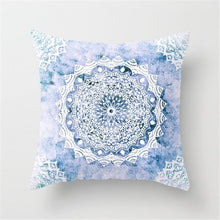 Lade das Bild in den Galerie-Viewer, Mandala Pattern Cushion Cover Yoga Bohemian Tassel Paisley Throw Cozy Pillow Cover Meditation Cushion Decorative