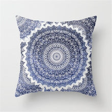 Lade das Bild in den Galerie-Viewer, Mandala Pattern Cushion Cover Yoga Bohemian Tassel Paisley Throw Cozy Pillow Cover Meditation Cushion Decorative