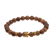 Indlæs billede til gallerivisning OIQUEI Antique Yoga Om Charm Metal Pendant Buddha Men Bracelet Jewelry 2018 Tiger Eye Stone Lava Rock Buddhist Prayer Bracelets