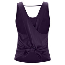 Načíst obrázek do prohlížeče Galerie, LEOQ Seamless Yoga Shirts Both Wear Sports Crop Top Workout Women Sleeveless Backless Gym Tops Athletic Fitness Vest Active Wear
