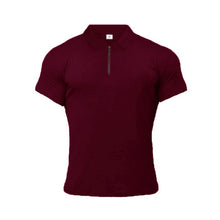 Načíst obrázek do prohlížeče Galerie, Muscleguys Man Fashion Polo Shirt Casual Fashion Plain Color Short Sleeve High Quality Slim Polo Shirt Men Fitness Polo homme