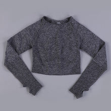 Load image into Gallery viewer, Crop Top long Sleeves