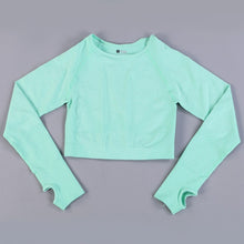 Load image into Gallery viewer, Crop Top long Sleeves