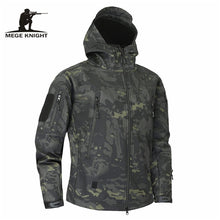 Load image into Gallery viewer, Mege Brand Clothing Autumn Men's Military Camouflage Fleece Jacket Army Tactical Clothing  Multicam Male Camouflage Windbreakers