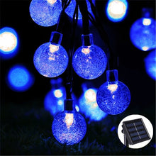 Indlæs billede til gallerivisning NEW 20/30/50 LED Crystal ball LED Solar Lamp Power LED String Fairy Lights Solar Garlands Garden Christmas Decor For Outdoor