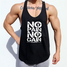 Charger l'image dans la galerie, Yback Mens Mesh No Pain No Gain GYm Vest Tank Tops undershirts Sports Quick Dry Fit Clothing Causal Sleeveless Sportswear