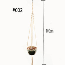 Indlæs billede til gallerivisning Hot sales 100% handmade macrame plant hanger flower /pot hanger for wall decoration countyard garden