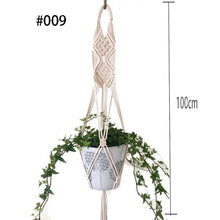 Indlæs billede til gallerivisning Hot sales 100% handmade macrame plant hanger flower /pot hanger for wall decoration countyard garden
