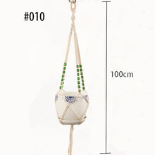 Indlæs billede til gallerivisning Hot sales 100% handmade macrame plant hanger flower /pot hanger for wall decoration countyard garden