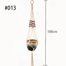 Indlæs billede til gallerivisning Hot sales 100% handmade macrame plant hanger flower /pot hanger for wall decoration countyard garden