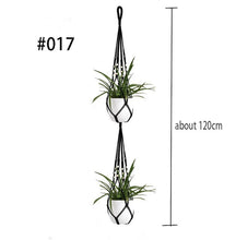 Indlæs billede til gallerivisning Hot sales 100% handmade macrame plant hanger flower /pot hanger for wall decoration countyard garden