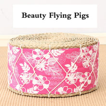 Load image into Gallery viewer, Ethnic wind straw mat thick futon tatami mat pier cushion woven cushion yoga mat meditation mat living room bay window home