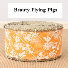 Load image into Gallery viewer, Ethnic wind straw mat thick futon tatami mat pier cushion woven cushion yoga mat meditation mat living room bay window home