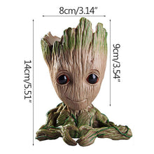 Indlæs billede til gallerivisning Groot Flowerpot Cute Model Toy Pen Pot Flower Pot Planter Figurines Tree Man Garden Planter Flower Pot Gift For Baby Kids