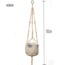 Indlæs billede til gallerivisning Hot sales 100% handmade macrame plant hanger flower /pot hanger for wall decoration countyard garden