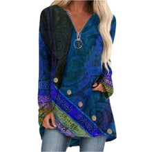 Load image into Gallery viewer, V-Neck Vintage Long T-shirts