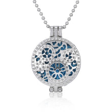 Load image into Gallery viewer, New Aromatherapy Diffuser Necklace Vintage Flower Butterfly Open Locket Aroma Pendant Perfume Essential Oil Diffuser Necklace