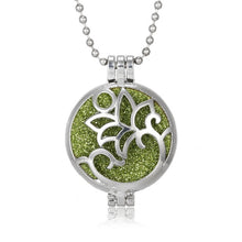 Load image into Gallery viewer, New Aromatherapy Diffuser Necklace Vintage Flower Butterfly Open Locket Aroma Pendant Perfume Essential Oil Diffuser Necklace