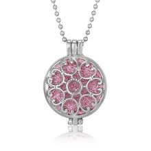 Load image into Gallery viewer, New Aromatherapy Diffuser Necklace Vintage Flower Butterfly Open Locket Aroma Pendant Perfume Essential Oil Diffuser Necklace