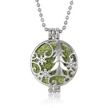 Load image into Gallery viewer, New Aromatherapy Diffuser Necklace Vintage Flower Butterfly Open Locket Aroma Pendant Perfume Essential Oil Diffuser Necklace