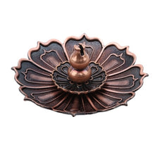 Načíst obrázek do prohlížeče Galerie, Retro Lotus Incense Burners Dragon Incense Holder Incense Burner Mini Sandalwood Censer Home Office Decor Decoration Craft