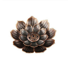 Načíst obrázek do prohlížeče Galerie, Retro Lotus Incense Burners Dragon Incense Holder Incense Burner Mini Sandalwood Censer Home Office Decor Decoration Craft