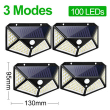 Load image into Gallery viewer, Goodland 180 100 LED Solar Light Outdoor Solar Lamp Powered Sunlight Waterproof PIR Motion Sensor Light for Garden Decoration
