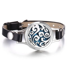 Load image into Gallery viewer, New Tree of Life Aromatherapy Bracelet Essential Oil Diffuser Bracelet Perfume Locket Leather Bracelets for Women Wristbands