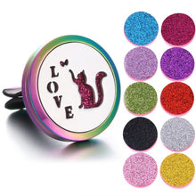 Load image into Gallery viewer, New Aromatherapy Jewelry Car Perfume Diffuser Necklace Essential Oil Diffuser Open Aroma Car Clip Perfume Lockets Pendants