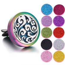 Load image into Gallery viewer, New Aromatherapy Jewelry Car Perfume Diffuser Necklace Essential Oil Diffuser Open Aroma Car Clip Perfume Lockets Pendants