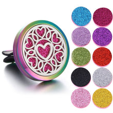 Load image into Gallery viewer, New Aromatherapy Jewelry Car Perfume Diffuser Necklace Essential Oil Diffuser Open Aroma Car Clip Perfume Lockets Pendants