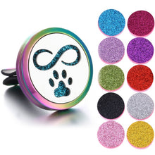 Load image into Gallery viewer, New Aromatherapy Jewelry Car Perfume Diffuser Necklace Essential Oil Diffuser Open Aroma Car Clip Perfume Lockets Pendants