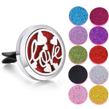 Load image into Gallery viewer, New Aromatherapy Jewelry Car Perfume Diffuser Necklace Essential Oil Diffuser Open Aroma Car Clip Perfume Lockets Pendants