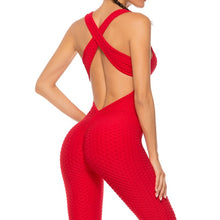 Load image into Gallery viewer, Yoga Set Fitness Women Sport Suit Jumpsuit 2021 Sexy Sleeveless Tracksuit Backless Gym Running Sportswear Leggings Workout Sport
