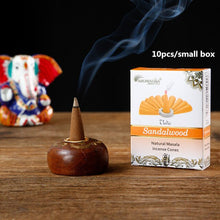Load image into Gallery viewer, Tower Incense Cone. Palo Santo, White Sage, Sandalwood or Dragon Blood