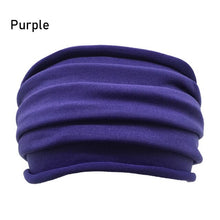 Load image into Gallery viewer, Headband sport  bandeau Yoga Headband Nonslip Elastic Stretch Hairband Turban Running Headwrap Wide Sports Accessories