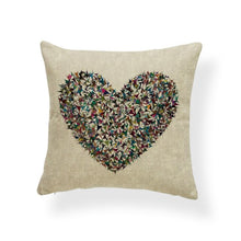 Load image into Gallery viewer, Good Vibes Letter Cushion Covers Arrow Feather Love You Everyday Pillows Abstract Meditation Gifts For Decor Pillow Large Linen