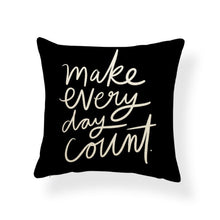 Load image into Gallery viewer, Good Vibes Letter Cushion Covers Arrow Feather Love You Everyday Pillows Abstract Meditation Gifts For Decor Pillow Large Linen