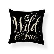 Load image into Gallery viewer, Good Vibes Letter Cushion Covers Arrow Feather Love You Everyday Pillows Abstract Meditation Gifts For Decor Pillow Large Linen