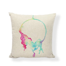 Load image into Gallery viewer, The New Office And Car Waist Cushion Cover 43*43cm Modern Fashion Elements Meditation Yoga Home Office Couch Decor Pillow Case