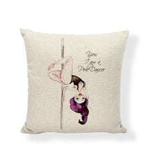 Load image into Gallery viewer, The New Office And Car Waist Cushion Cover 43*43cm Modern Fashion Elements Meditation Yoga Home Office Couch Decor Pillow Case