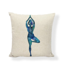 Load image into Gallery viewer, The New Office And Car Waist Cushion Cover 43*43cm Modern Fashion Elements Meditation Yoga Home Office Couch Decor Pillow Case