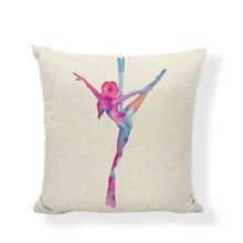 Load image into Gallery viewer, The New Office And Car Waist Cushion Cover 43*43cm Modern Fashion Elements Meditation Yoga Home Office Couch Decor Pillow Case