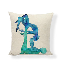 Load image into Gallery viewer, The New Office And Car Waist Cushion Cover 43*43cm Modern Fashion Elements Meditation Yoga Home Office Couch Decor Pillow Case